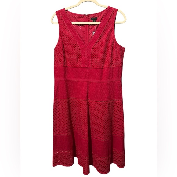 Ann Taylor midi dress petite size 14 - Picture 2 of 8